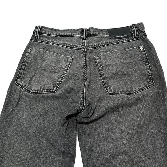 Christian Dior Charcoal Black Vintage Jeans - Picture 3 of 5